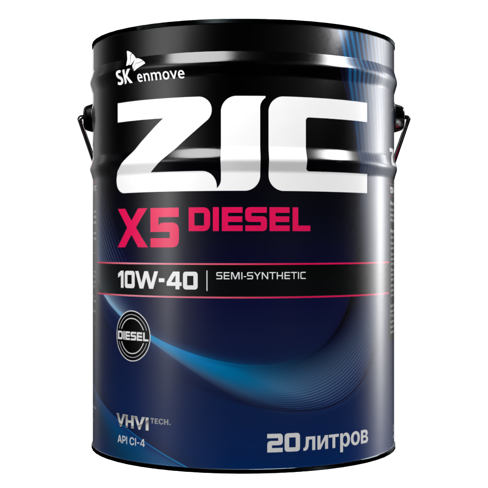 Олива ZIC X5 10W-40 Diesel 20л